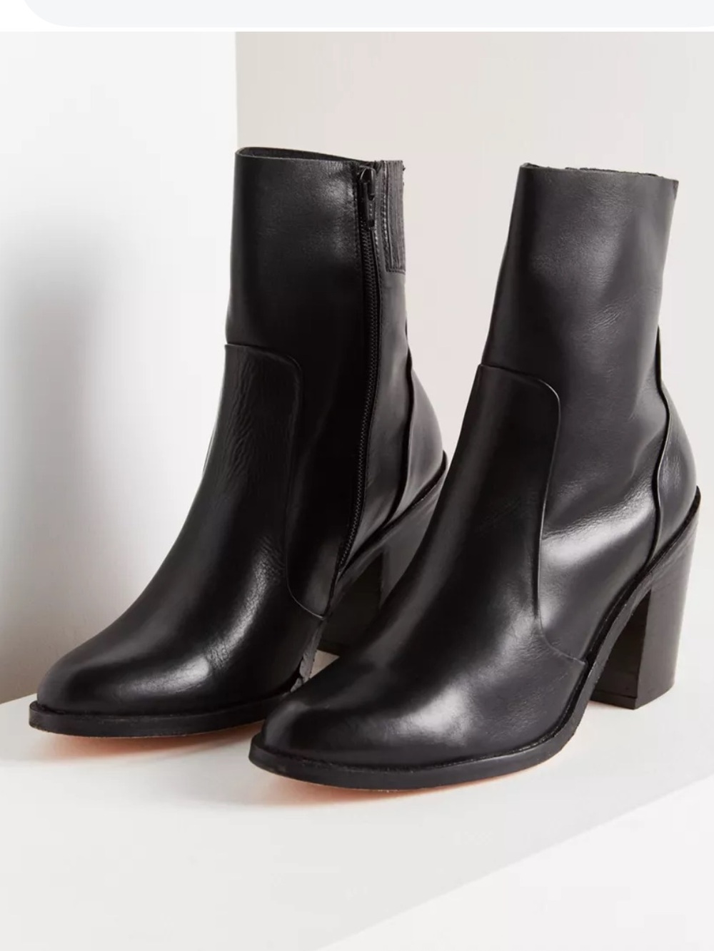 Jeffrey Campbell Ragini Black Ankle Bootie Size Us8.5